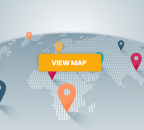 Map of SIXT rental desk at Raleigh Durham Airport